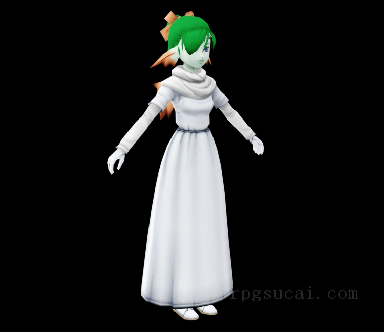 3D模型-美少女3D模型-女3D模型-3D模型(2380)Dragon Quest X - Mena