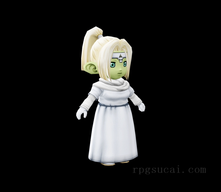 3D模型-美少女3D模型-女3D模型-3D模型(2383)Dragon Quest X - Minana