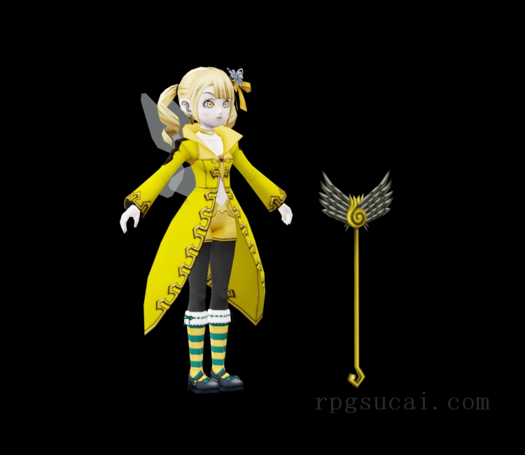 3D模型-美少女3D模型-女3D模型-3D模型(2391)Dragon Quest X - Sanvitalia