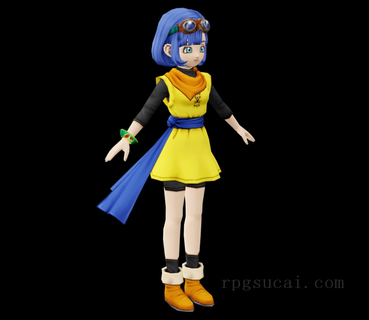 3D模型-美少女3D模型-女3D模型-3D模型(2394)Dragon Quest X - Seraphy