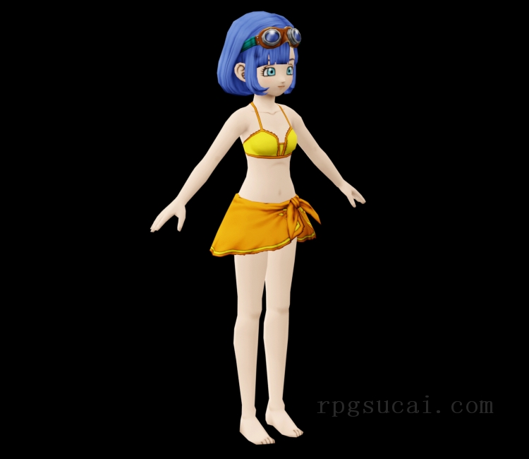3D模型-美少女3D模型-女3D模型-3D模型(2395)Dragon Quest X - Seraphy (Eternal Corridor)