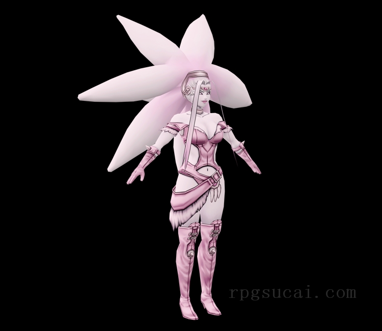 3D模型-美少女3D模型-女3D模型-3D模型(2399)Dragon Quest X - Sugar