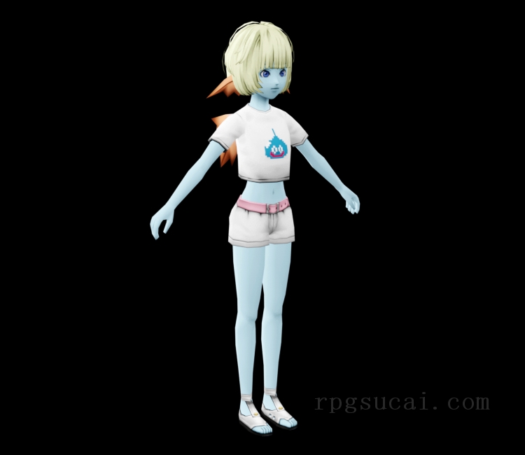 3D模型-美少女3D模型-女3D模型-3D模型(2404)Dragon Quest X - Yura