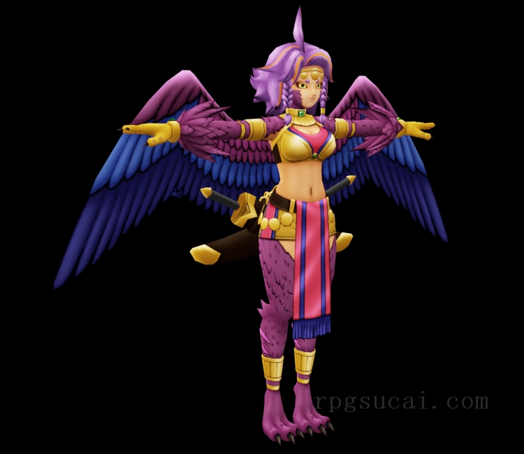 3D模型-美少女3D模型-女3D模型-3D模型(2408)Dragon Quest X - Elegia