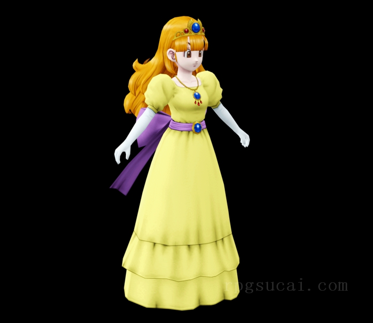 3D模型-美少女3D模型-女3D模型-3D模型(2410)Dragon Quest X - Gwaelin
