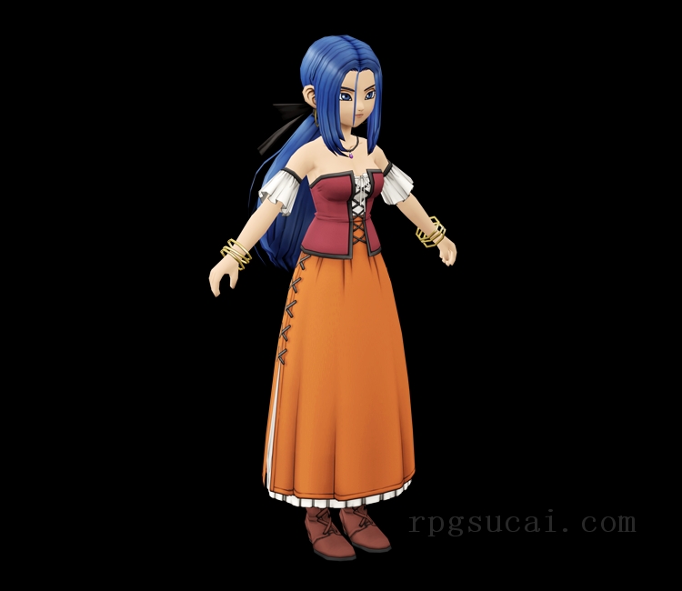 3D模型-美少女3D模型-女3D模型-3D模型(2420)Dragon Quest X - Patty