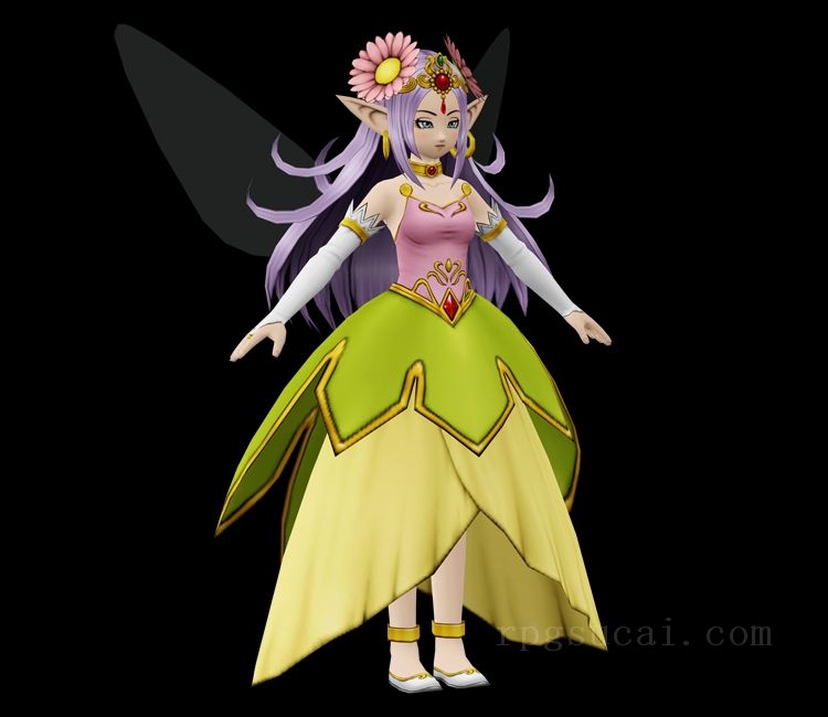 3D模型-美少女3D模型-女3D模型-3D模型(2429)Dragon Quest X - Treacle