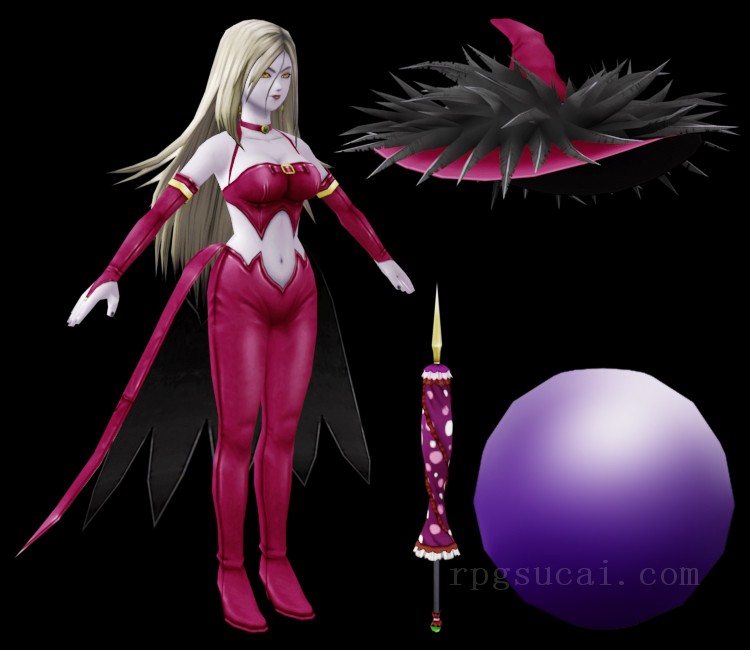 3D模型-美少女3D模型-女3D模型-3D模型(2458)Dragon Quest X - Gretzel