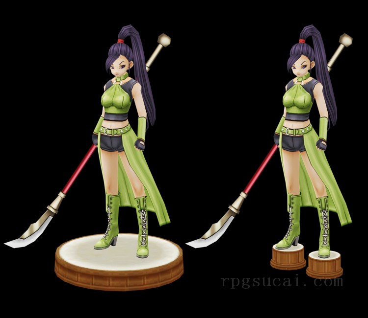 3D模型-美少女3D模型-女3D模型-3D模型(2504)Dragon Quest X - Jade Statue