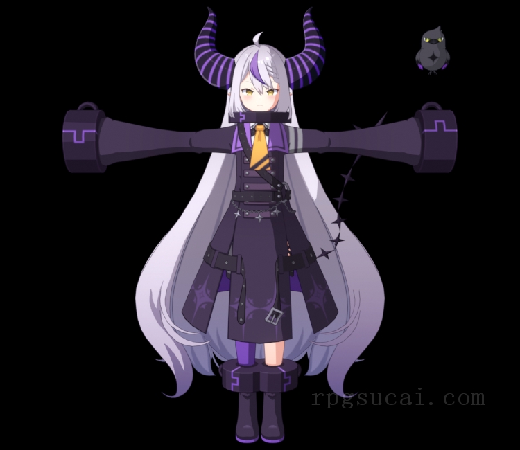 3D模型-美少女3D模型-女3D模型-3D模型(2644)The Eminence in Shadow: Master of Garden - La+ Darknesss