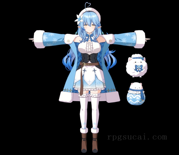 3D模型-美少女3D模型-女3D模型-3D模型(2645)The Eminence in Shadow: Master of Garden - Lamy Yukihana