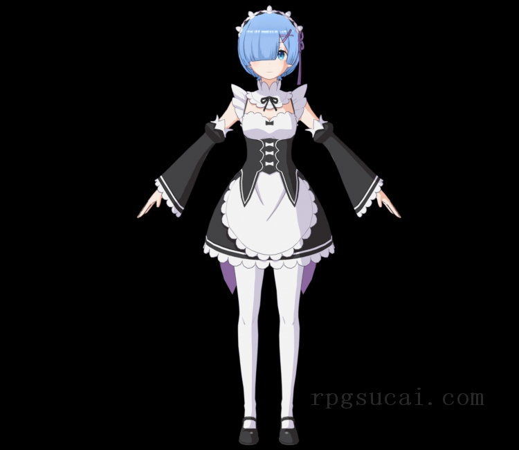 3D模型-美少女3D模型-女3D模型-3D模型(2648)The Eminence in Shadow: Master of Garden - Rem
