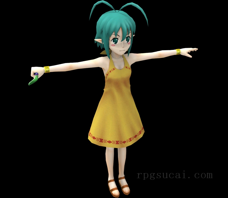 3D模型-美少女3D模型-女3D模型-3D模型(2673)Fairy Bloom Freesia - Freesia