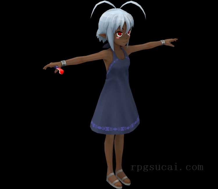 3D模型-美少女3D模型-女3D模型-3D模型(2681)Fairy Bloom Freesia - Dark Freesia
