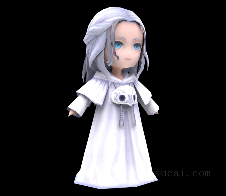 3D模型-美少女3D模型-女3D模型-3D模型(2998)Final Fantasy XIV: A Realm Reborn - Wind-Up Herois
