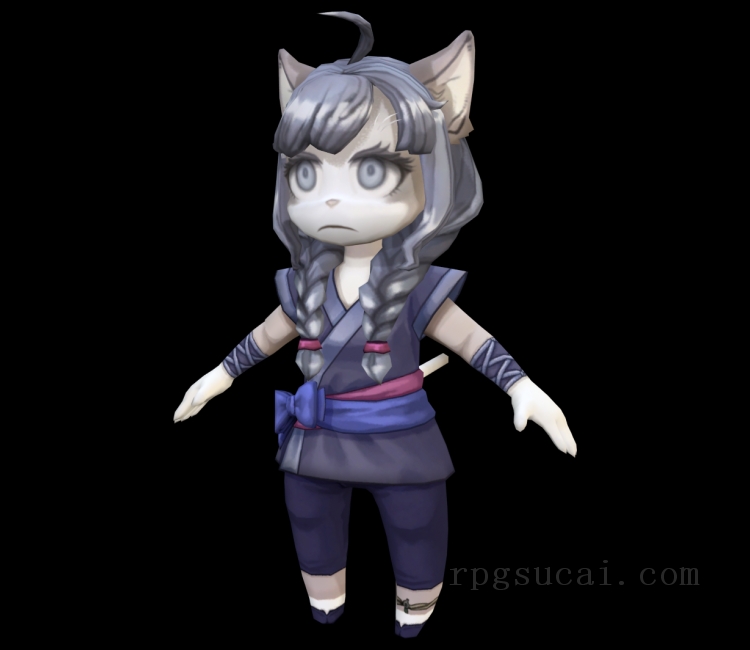 3D模型-美少女3D模型-女3D模型-3D模型(3065)Fuga: Melodies of Steel - Sheena Falafel