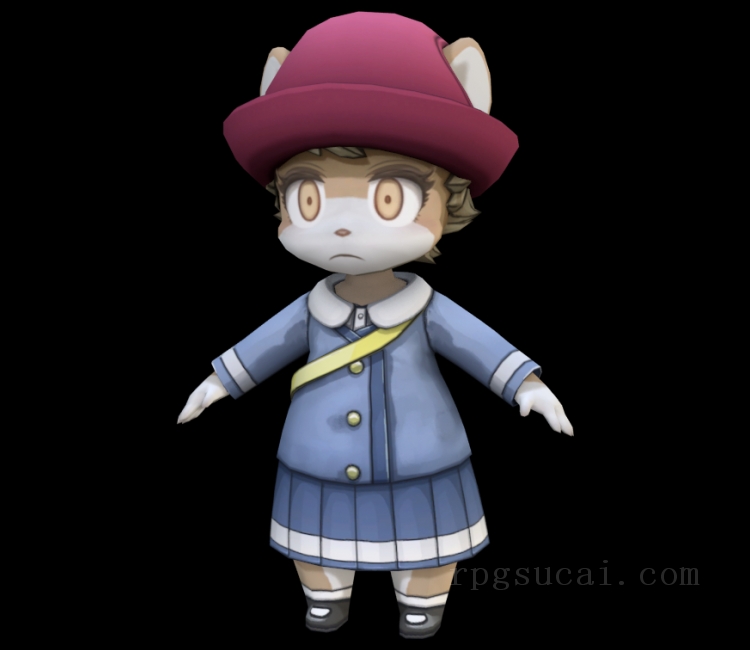 3D模型-美少女3D模型-女3D模型-3D模型(3070)Fuga: Melodies of Steel - Chick Montblanc