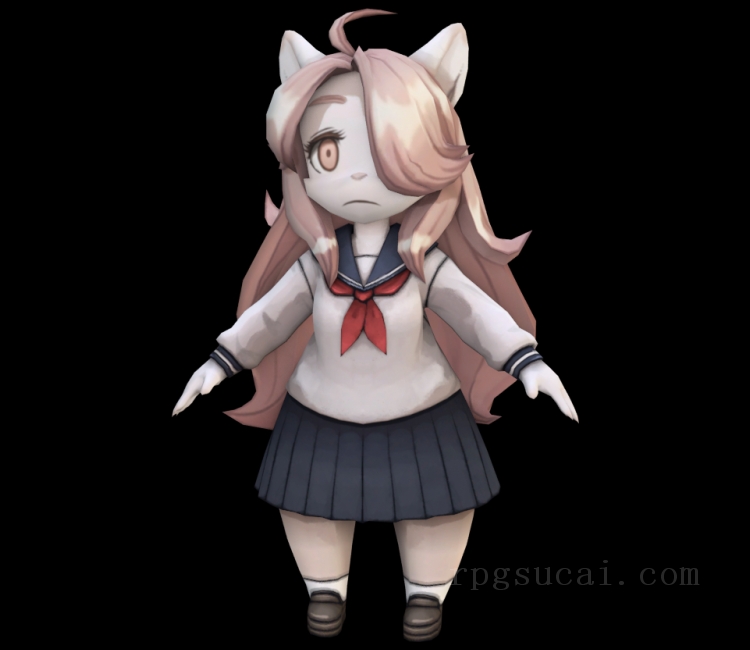 3D模型-美少女3D模型-女3D模型-3D模型(3072)Fuga: Melodies of Steel - Hanna Fondant