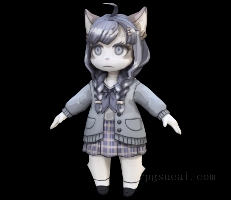 3D模型-美少女3D模型-女3D模型-3D模型(3077)Fuga: Melodies of Steel - Sheena Falafel