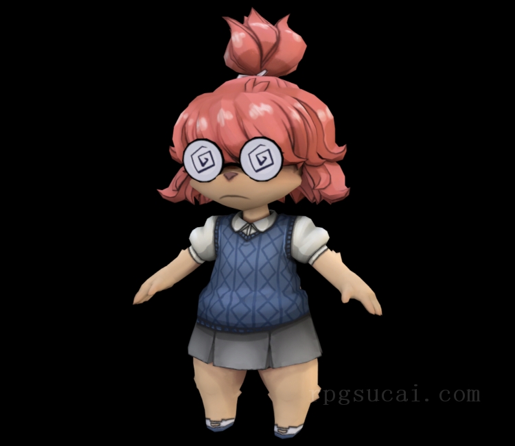 3D模型-美少女3D模型-女3D模型-3D模型(3079)Fuga: Melodies of Steel - Wappa Charlotte