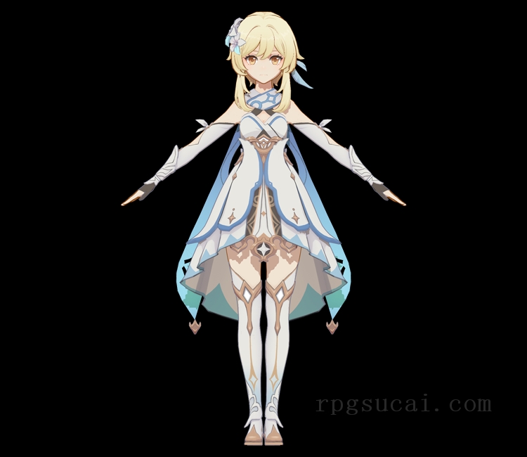 3D模型-美少女3D模型-女3D模型-3D模型(3118)Genshin Impact - Lumine