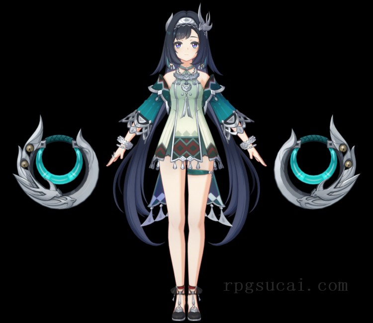 3D模型-美少女3D模型-女3D模型-3D模型(3134)Genshin Impact - Lan Yan