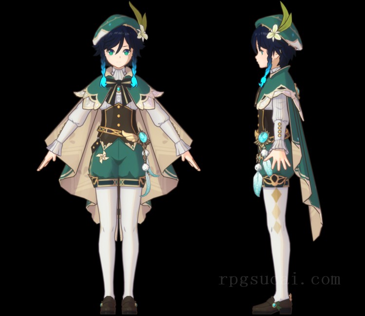 3D模型-美少女3D模型-女3D模型-3D模型(3135)Genshin Impact - Venti