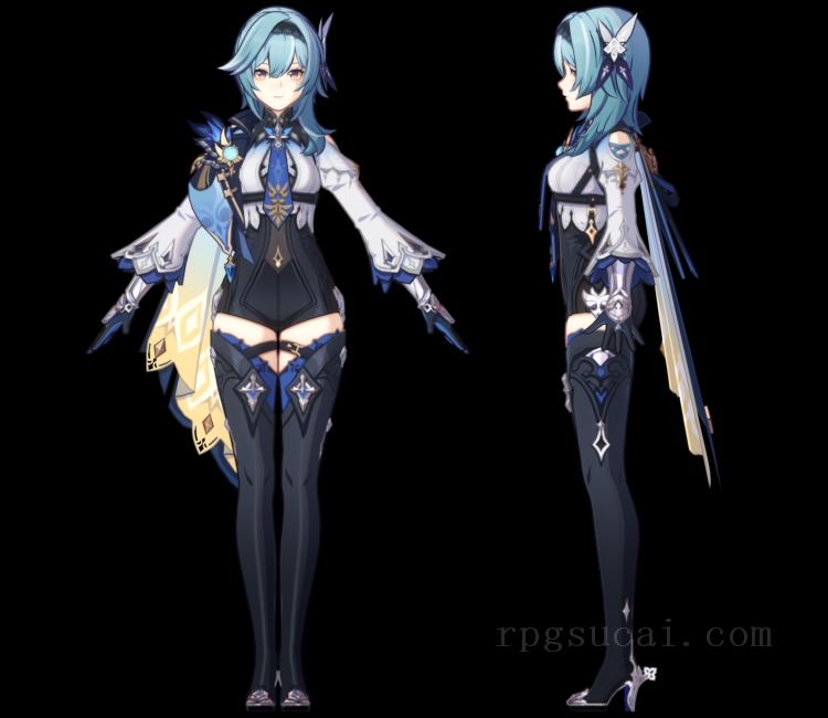 3D模型-美少女3D模型-女3D模型-3D模型(3141)Genshin Impact - Eula