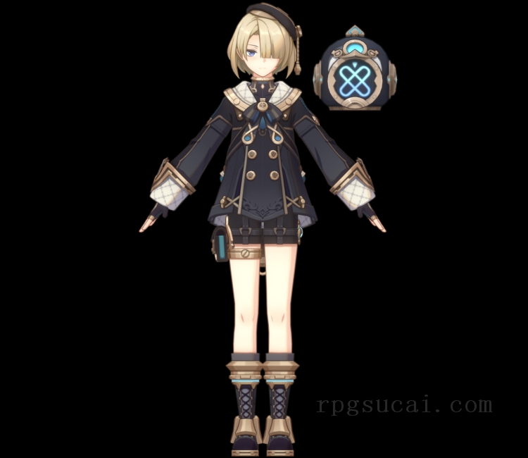 3D模型-美少女3D模型-女3D模型-3D模型(3142)Genshin Impact - Freminet