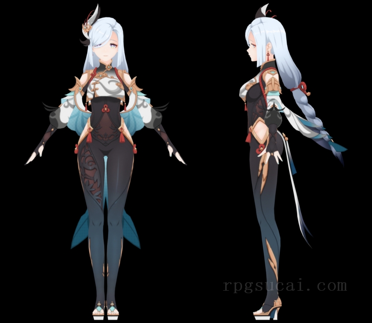 3D模型-美少女3D模型-女3D模型-3D模型(3147)Genshin Impact - Shenhe