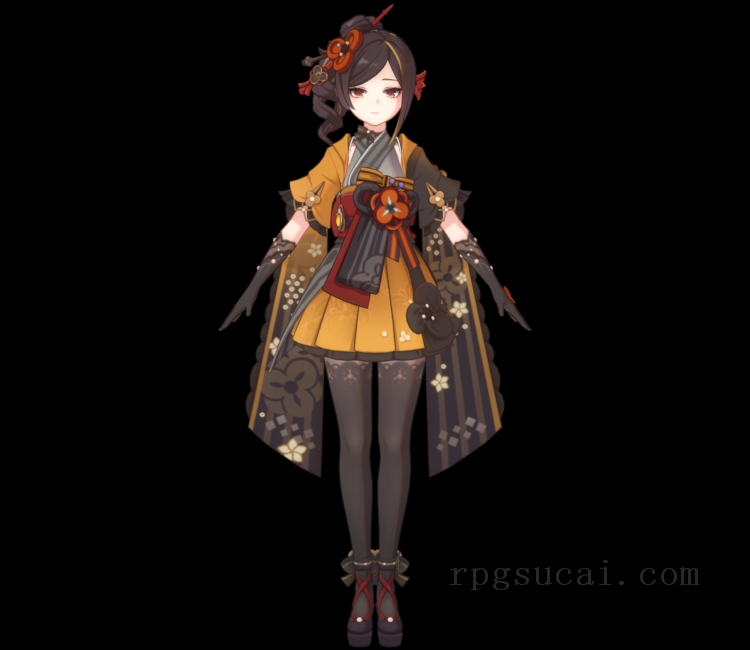 3D模型-美少女3D模型-女3D模型-3D模型(3148)Genshin Impact - Chiori