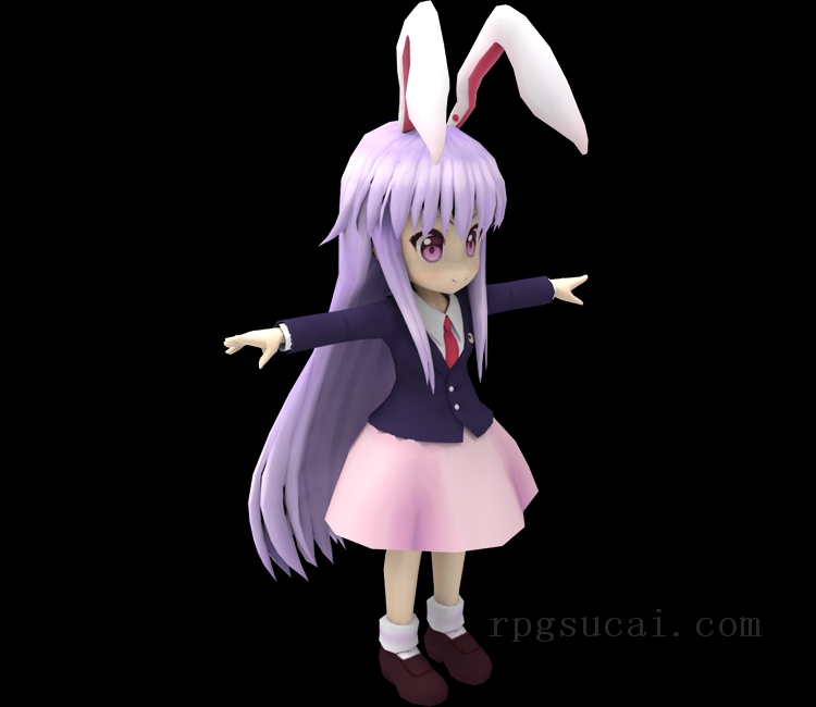 3D模型-美少女3D模型-女3D模型-3D模型(3174)Gensou Skydrift - Reisen Udongein Inaba