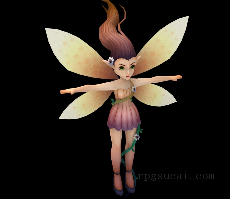 3D模型-美少女3D模型-女3D模型-3D模型(3706)Hell Girls - Nymph Fairy
