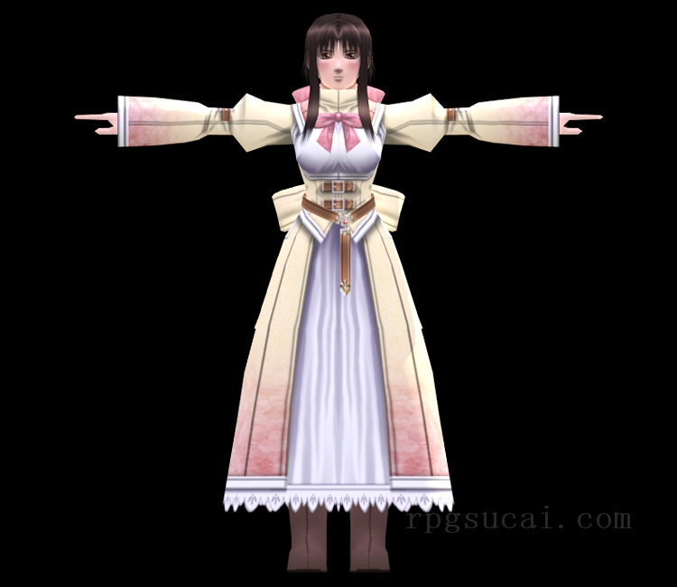 3D模型-美少女3D模型-女3D模型-3D模型(3722)Hinokakera Chaotic Eclipse - Aya