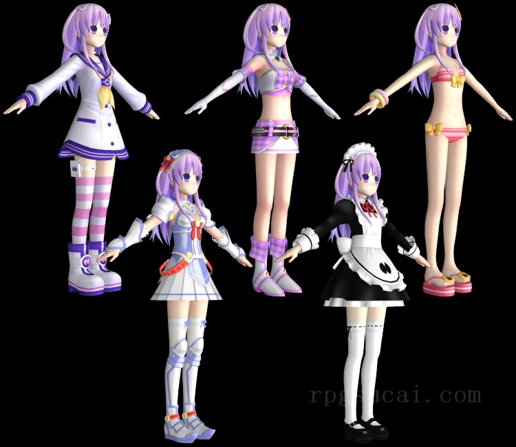 3D模型-美少女3D模型-女3D模型-3D模型(3749)Hyperdimension Neptunia Re;Birth 1 - Nepgear