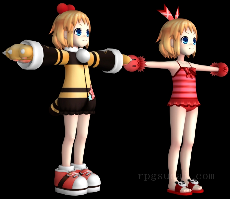 3D模型-美少女3D模型-女3D模型-3D模型(3764)Hyperdimension Neptunia Re;Birth 1 - Peashy