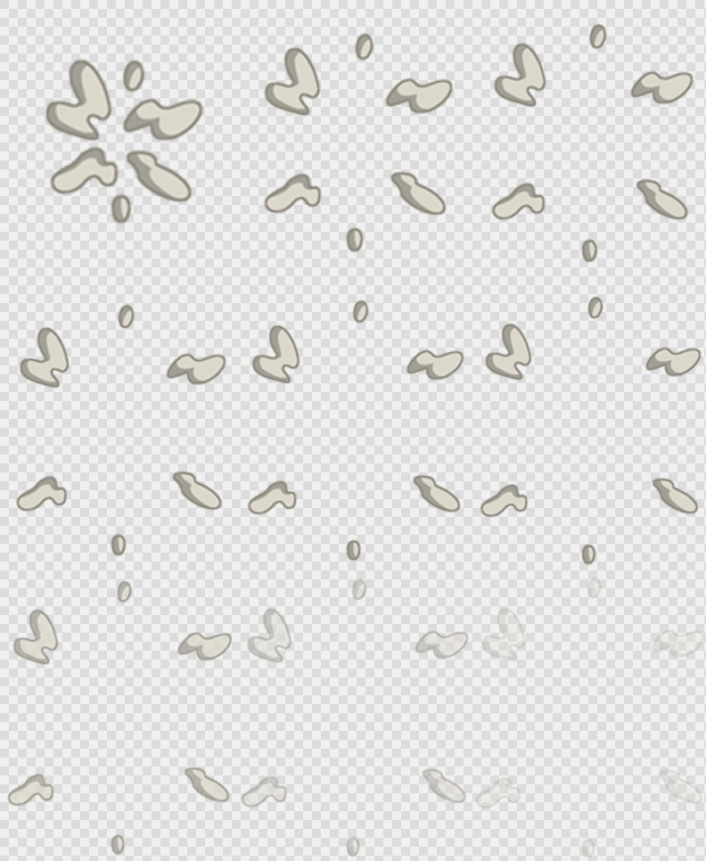 250套Q版Spine骨骼技能Png特效-特效-Spine骨骼动画(068_bullet_mud_01)