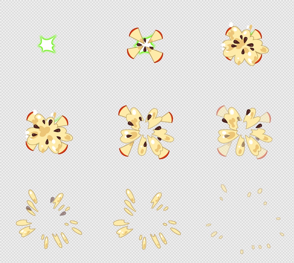 250套Q版Spine骨骼技能Png特效-特效-Spine骨骼动画(087_applecheek_01_01)