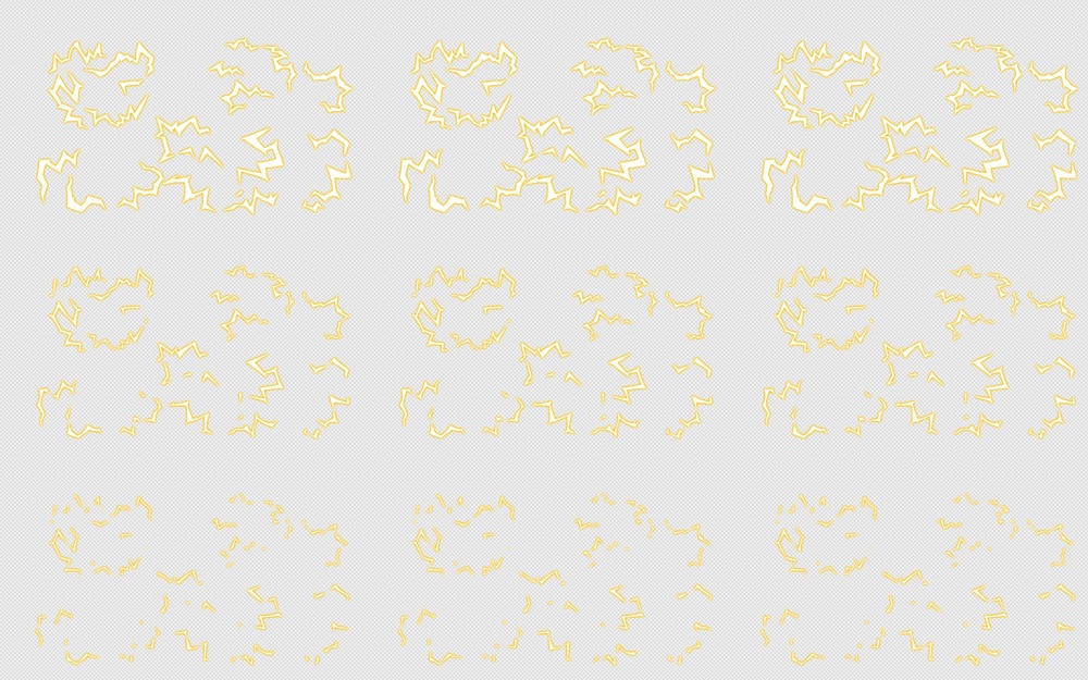 250套Q版Spine骨骼技能Png特效-特效-Spine骨骼动画(103_bluelightning_01_touch)