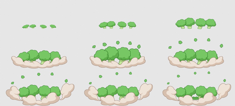250套Q版Spine骨骼技能Png特效-特效-Spine骨骼动画(109_broccoli_01_01)