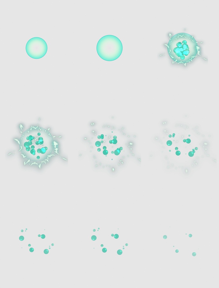 250套Q版Spine骨骼技能Png特效-特效-Spine骨骼动画(114_bubble_01_04)