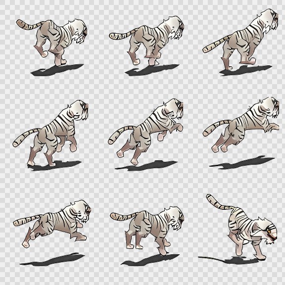 卡通西游塔防PNG帧动画-怪物-西游(monster_70033)