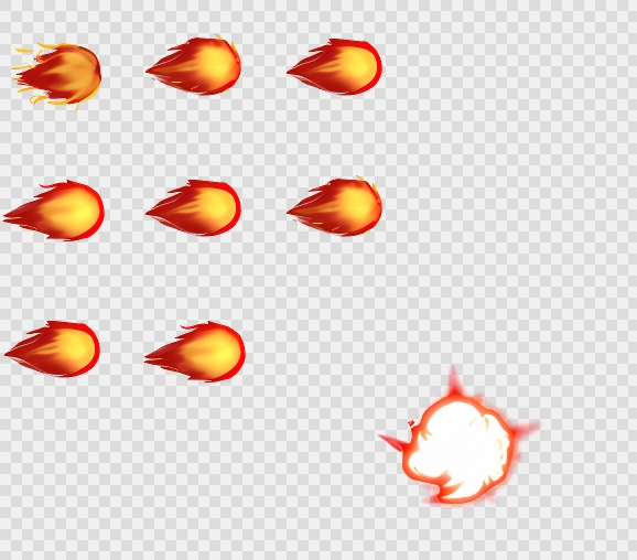 卡通西游塔防PNG帧动画-特效-技能特效-西游(bullet)