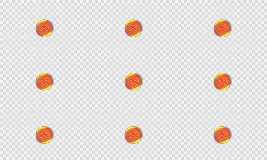卡通西游塔防PNG帧动画-特效-西游-界面特效(fire)