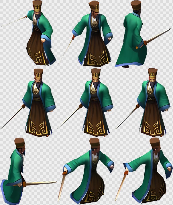 1万多张割草三国序列帧动画-三国-武将(武将 (10))
