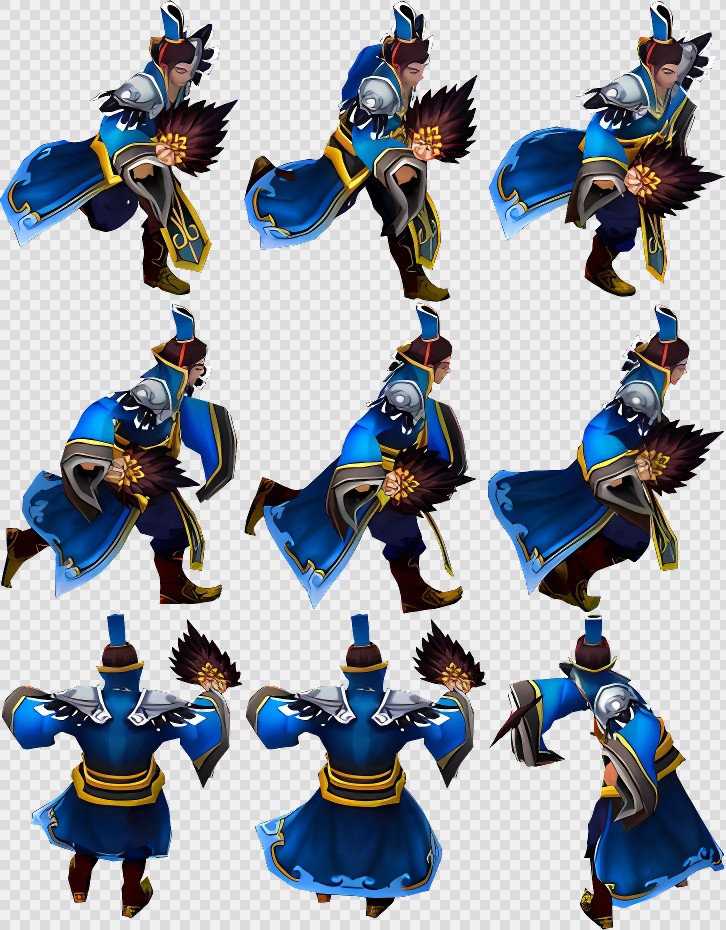 1万多张割草三国序列帧动画-三国-武将(武将 (11))