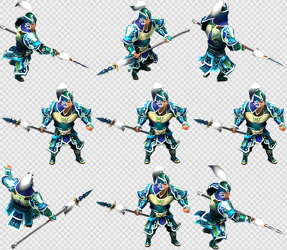 1万多张割草三国序列帧动画-三国-武将(武将 (12))