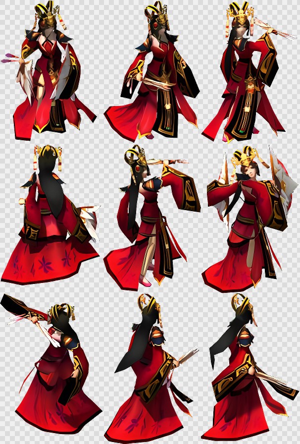 1万多张割草三国序列帧动画-三国-武将(武将 (13))