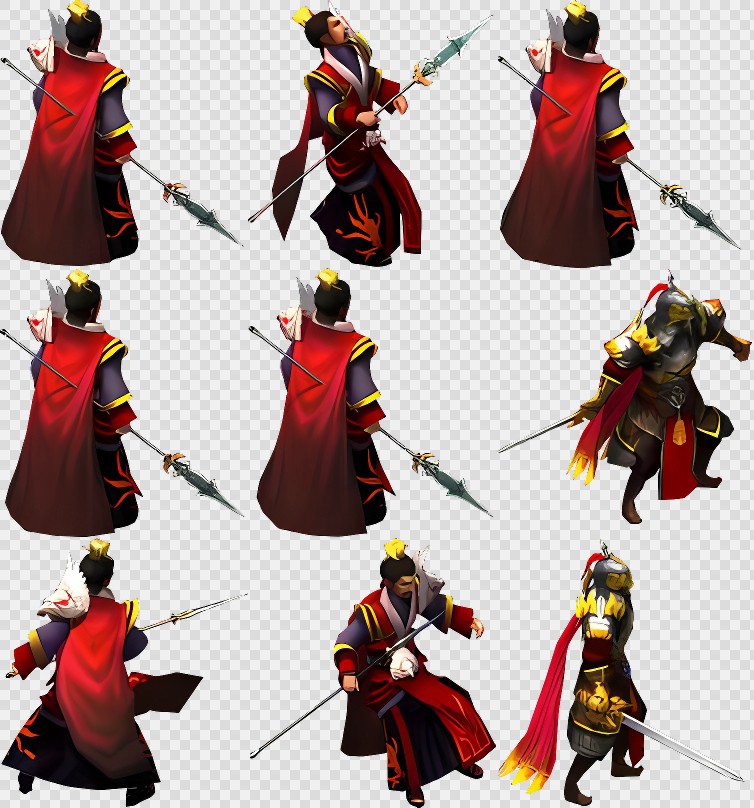 1万多张割草三国序列帧动画-三国-武将(武将 (21))