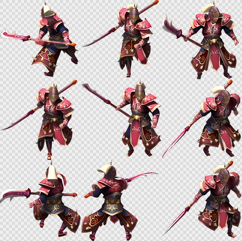 1万多张割草三国序列帧动画-三国-武将(武将 (37))